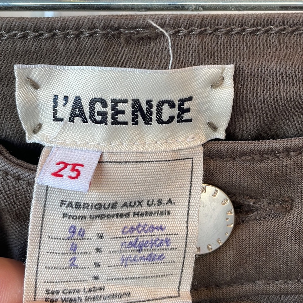 L’agence Margot Coated Jean Olive - Picture 2 of 4